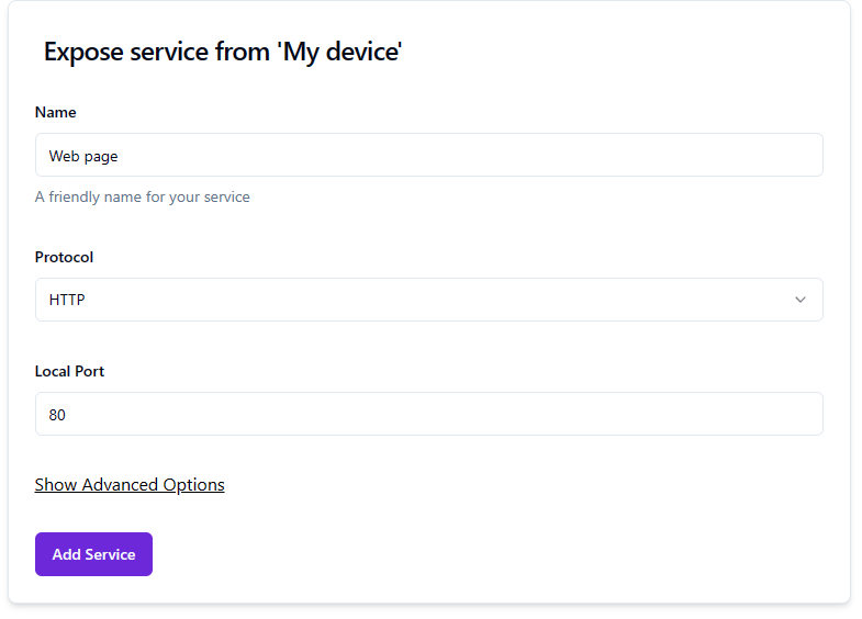 Add Service